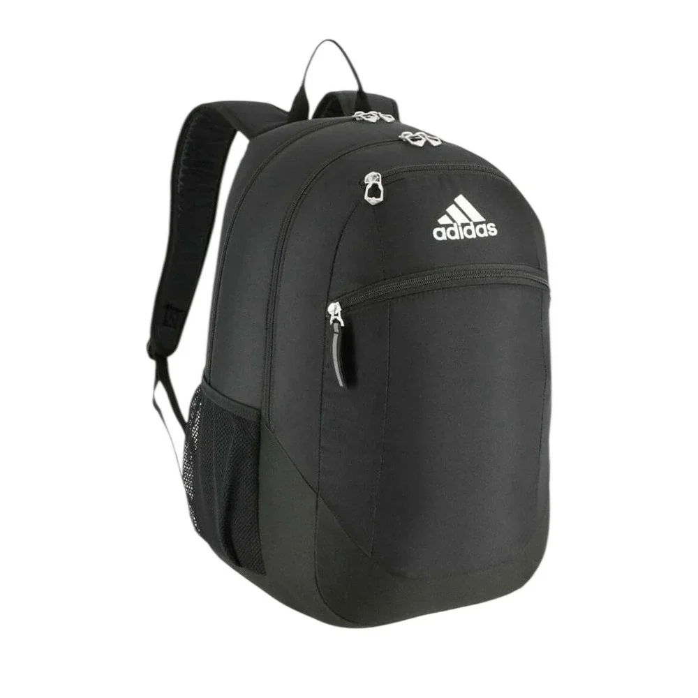 NWT Adidas Striker II Team Backpack Black Large Book Bag